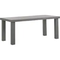 Beliani TARANTO - Tuintafel - Beton/Grijs - 90 x 180 cm - Vezelcement