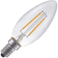 SPL E14 kaarslamp 1.5W Extra warmwit Helder Dimbaar