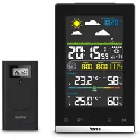 Hama 00222239 Draadloos weerstation Aantal sensoren max.: 3