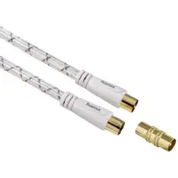 Hama 00122447 coax-kabel 3 m Wit
