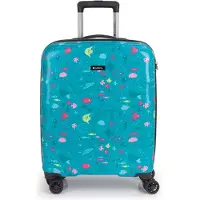 Gabol Trolley 'Acqua' turquoise / lichtblauw / limoen / pink / donkerroze