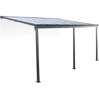 Sweeek Muurpergola 3x4m Avenio Antraciet