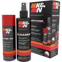 K&N Luchtfilter Reinigingsset Recharger Kit Zwart 2-delig