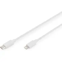 Digitus Mobiele telefoon, Apple iPad/iPhone/iPod, Laptop Laadkabel [1x USB - 1x Lightning] 2 m