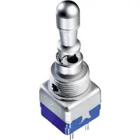 APEM 12147A 12147A Tuimelschakelaar 250 V/AC 2 A 2x (aan)/uit/(aan) IP54 Moment/0/moment 1 stuk(s)