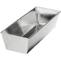 Gastromax cakevorm rechthoekig, witblik, 1,7 liter, zilver