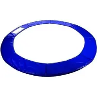 Springos Trampoline Beschermrand | 396-407 cm | Blauw