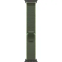 Apple Watch Strap - 49mm - Black Titanium Finish - Green/Neon - Trail Loop - M/L