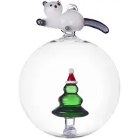 Ichendorf Milano Ichendorf glas - kerstbal Tabby Cat