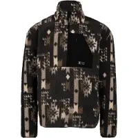 Brunotti Vest Men Kelstyn Print Fleece Siberia Black-XL