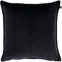 OVERSEAS Middlestitch Kussen - 60 x 60 cm– Velours – Black