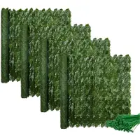 Gardlov kunsthaag voor balkon - groen - L300 x H50 cm - 24x panelen - kunststof