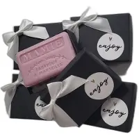 Savon De Marseille Zeep cadeau Mamie + bamboe zeepzakje - - zeep geschenkset - Moederdag cadeau - moederdag - moederdagpresentje - Schoencadeautje