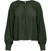 ONLY Blouse 'ONLDINA METTE' donkergroen