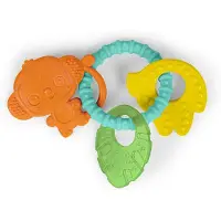 Bright Starts Tropical Chews Siliconen Bijtring - BPA-vrij Monkey