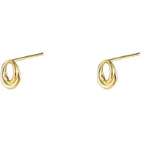 Go Dutch Label Oorknoppen Open Drop Stud Goud