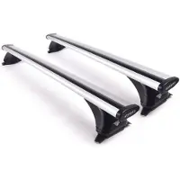 Farad Dakdragers geschikt voor BMW 5 serie touring - G61 vanaf 2024 gesloten dakrailing - Aluminium - Hoog laadvermogen 100kg - Wingbar - Zilver - Merk