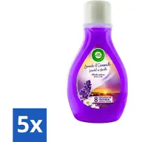 Air Wick 5 x - Actieve Wiek Luchtverfrisser - Lavendel & Kamille - 375ml - Actieve Wiek - Geurverspreiding - Lavendel - Kamille - Luchtverfrisser