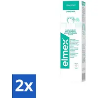 Elmex 2 x Tandpasta Sensitive Original 75 ml - Gevoelige Tanden - Tandpasta - Aminfluoride - Cariës - Tandgevoeligheid