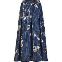 MADELEINE Rok blauw / donkerblauw / wit