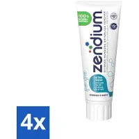 Zendium 4 x Tandpasta Extra Fresh 75 ml - Tandpasta - Enzymen - Natuurlijke Tandpasta - Mondverzorging - Gaatjes Voorkomen