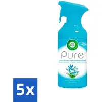 Air Wick 5 x - Luchtverfrisser Spray - Pure Lentedauw - 250ml - Voordeelverpakking - 5 stuks
