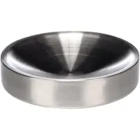 Flamingo Voerbak kat - drinkbak kat - 270ml - Muscat Rond Zilver - inox eetschaal vaatwasbestendig - 17,5cm