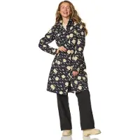 HappyRainyDays Happy Rainy Days Lange Regenjas Dames Porto print Aop Beige