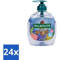 Palmolive 24 x Handzeep Aquarium 300 ml - Handzeep - Natuurlijke Ingrediënten - Vegan - PH-neutraal - Zachte Reiniging