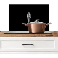 KitchenYeah Spatscherm keuken 60x40 cm - Kookplaat achterwand Softijs - Realistisch - Futuristisch - Muurbeschermer - Spatwand fornuis - Hoogwaardig aluminium