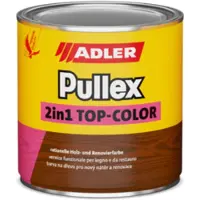 Adler Pullex grondlak en aflak in 1 Top Color Dekkende houtbeits Mat ral 9010 750ml