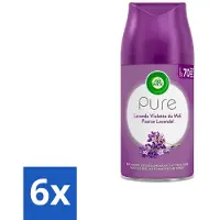 Air Wick 6 x Freshmatic - Luchtverfrisser Navulling - Pure Fresh Lavendel - 250ml - Luchtverfrisser - Lavendelgeur - Freshmatic - Geurverspreider - Geurnavulling