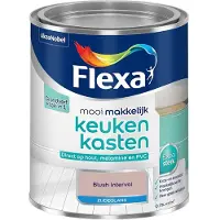 Flexa - Mooi Makkelijk Keukenkasten Zijdeglans - Blush Interval - Mengverf - 750 Ml