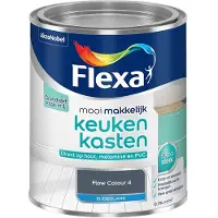 Flexa - Mooi Makkelijk Keukenkasten Zijdeglans - Flow Colour 4 - Mengverf - 750 Ml