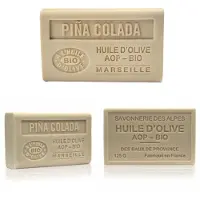 Savon De Marseille Pina Colada – Natuurlijke Olijfolie Zeep, Vegan & Hydraterend, cocktail cadeau, cocktail zeep geur 4x125g