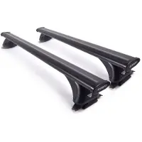 Farad Dakdragers geschikt voor BMW i5 serie touring - G61 vanaf 2024 gesloten dakrailing - Aluminium - Hoog laadvermogen 100kg - Wingbar - Zwart - Merk