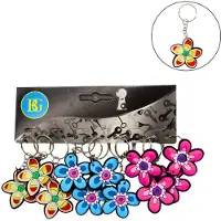 BG Sleutelhangers Bloemen – Korting set van 12 - Flower Keychains – Traktatie, Uitdeelcadeau, Kinderfeestje, Goodie Bag, Bedankje