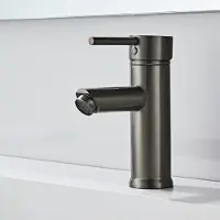 Saniclear Iron wastafelkraan verouderd ijzer - gunmetal