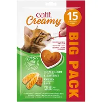 Churu Cat It - Kattensnack - Kat - Ca Creamy Kip En Lam 15x10g - 1st