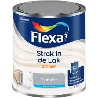 Flexa - Strak In De Lak Binnenlak Zijdeglans - Blissful Blue - Mengverf - 1 L