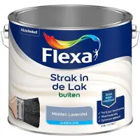 Flexa - Strak In De Lak Buitenlak Zijdeglans - Midden Lavendel - Mengverf - 2,5 L