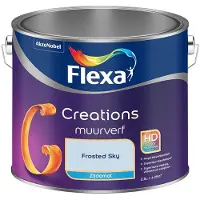 Flexa - Creations Muurverf Zijdemat - Frosted Sky - Mengverf - 2,5 L