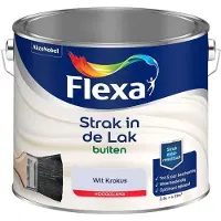 Flexa - Strak In De Lak Buitenlak Hoogglans - Wit Krokus - Mengverf - 2,5 L