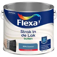 Flexa - Strak In De Lak Buitenlak Hoogglans - 85% Oceaan - Mengverf - 2,5 L