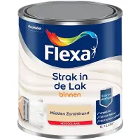 Flexa - Strak In De Lak Binnenlak Hoogglans - Midden Zandstrand - Mengverf - 1 L