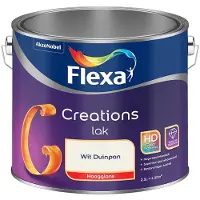 Flexa - Creations Lak Hoogglans - Wit Duinpan - Mengverf - 2,5 L