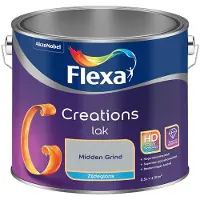 Flexa - Creations Lak Zijdeglans - Midden Grind - Mengverf - 2,5 L