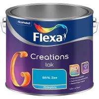 Flexa - Creations Lak Zijdeglans - 85% Zee - Mengverf - 2,5 L