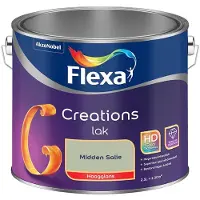 Flexa - Creations Lak Hoogglans - Midden Salie - Mengverf - 2,5 L