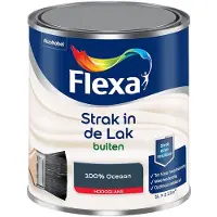 Flexa - Strak In De Lak Buitenlak Hoogglans - 100% Oceaan - Mengverf - 1 L